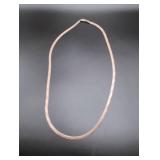 24' Sterling Silver Herringbone Neckalce