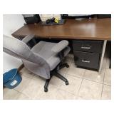 Desk & Rolling Chair - Read Details