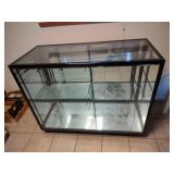 4 Foot Wide Two Door Glass Display Case