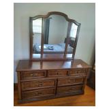 Vintage Dresser with Mirror