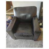 Dark Brown Lounge Chair
