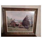 John Oliver Cabin Photo Print by Tallent Studio