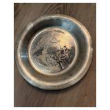 Sterling Silver Marine Corps Scholarship Plate