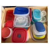 Various Plastic Storage Containers