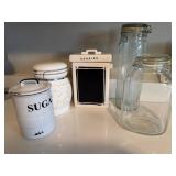 Glass Storage Containers and Ceramic Jars