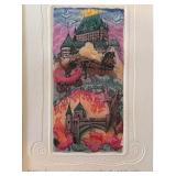 Original Etching by Isabelle Gervais, 31/35, Frame