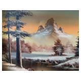Oil on Canvas Landscape Signed by Don Shelman