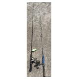 Shakespeare 5'6' Graphite Fishing Rod with Reel