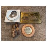 Religious Decor Set with Plaques and Statues