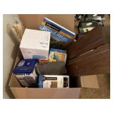 Household Items Including Coin Counter and Decor