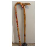 Decorative Wooden Walking Canes