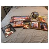 John Wayne Memorabilia Collection With Board Game