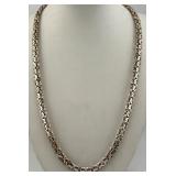 Sterling Silver Byzantine Chain Necklace