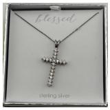 Sterling Silver Cross Necklace