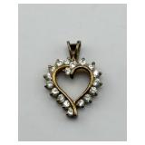 Sterling Heart-Shaped Pendant