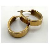 10K Gold Hoop Earrings