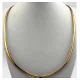 10k Italy Gold Snake Chain Necklace