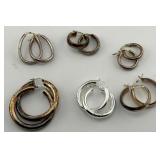 Sterling Hoop Earrings