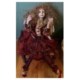 Decotrative Doll with Chair