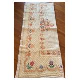 Handmade Quilt with Floral Patterns