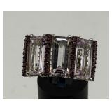 Sterling Silver Multi-Stone Ring