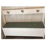 Wooden Bench With Storage