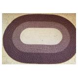 Oval Braided Area Rug