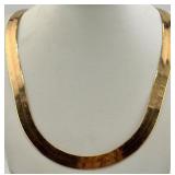 10k Gold Herringbone Necklace