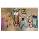 Colorful Costume Jewelry Assortment