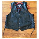 Wilsons Leather Vest with Eagle Design