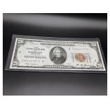 1929 $20 Federal Reserve Bank Note - Minneapolis