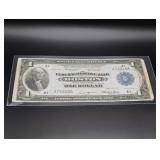 1918 $1 Federal Reserve Bank Note - Boston