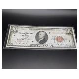 1929 $10 Federal Reserve Bank Note - Atlanta