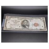1929 $5 Federal Reserve Bank Note - Chicago