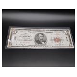 1929 $5 Federal Reserve Bank Note - Pittsburgh