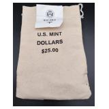 $25 Sealed US Mint Bag of Susan B. Anthony Dollar