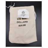 $25 Sealed US Mint Bag of Susan B. Anthony Dollar