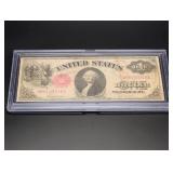 1917 - $1 Large Bill with Red Seal
