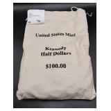 2015 P & D Kennedy Half Dollar $100 Sealed US Mint