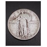 1927-S Standing Liberty Silver Quarter