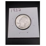 1937 Washington Silver Quarter