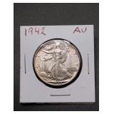1942 Walking Liberty Silver Half Dollar