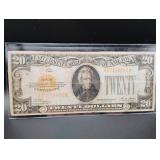 1928 $20 Gold Certificate