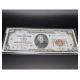 1929 $20 Federal Reserve Bank Note - Atlanta