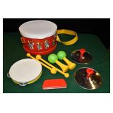 Vintage Fisher Price Marching Band Drum Set