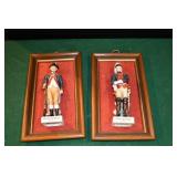 Pair of Vtg Soriano Ceramics Porcelain Soldiers