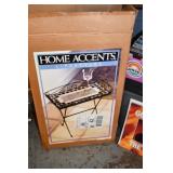 Home Accents Metal Tray Table