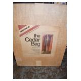 NOS Cedar Hanging Garment Bag