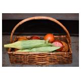 Small Basket of Fake Fruit