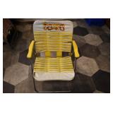 Vtg Childs Critter Sitter Vinyl Folding Chair